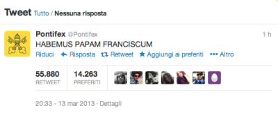 1 Tweet Pontifex